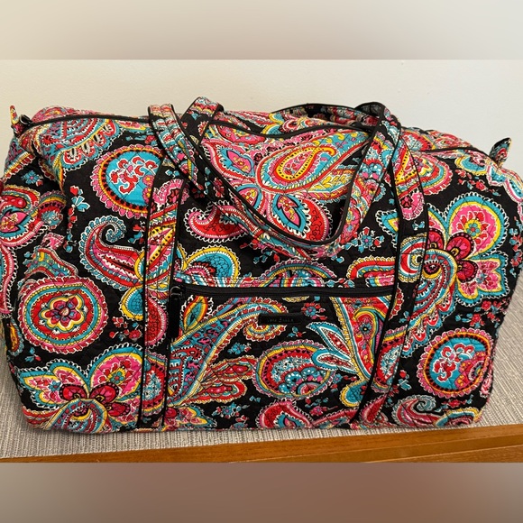 Vera Bradley PARISIAN PAISLEY Large Duffle Bag - Picture 2 of 7